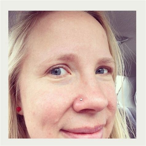 nose piercing on older women.